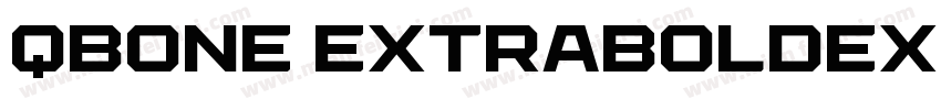 QBOne ExtraBoldExpanded字体转换